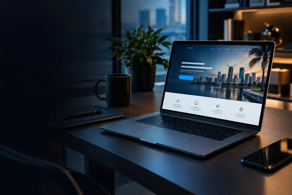 Custom business website design at Media Giant Design