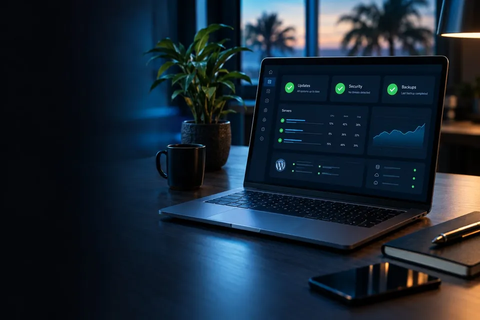 Managed WordPress hosting — updates, security and backups handled at Media Giant Design