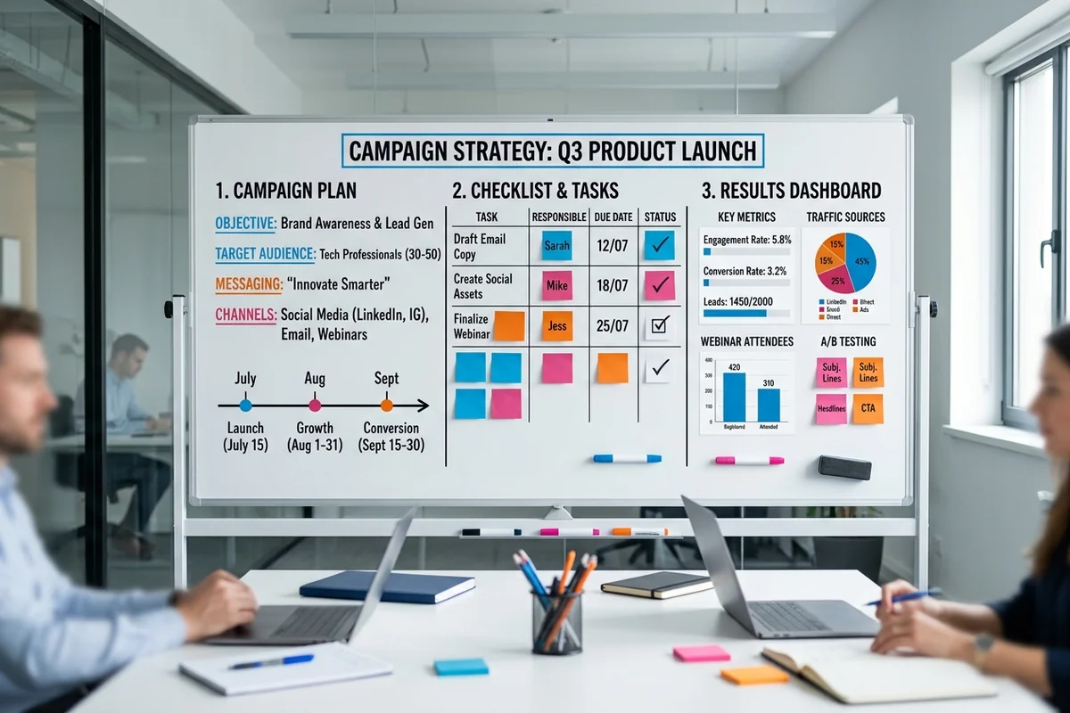 Campaign Strategy at Media Giant Design