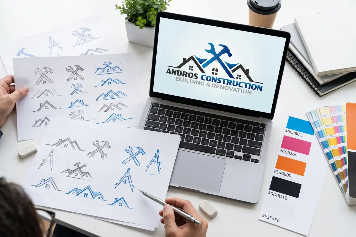 Creative services: logo, brand identity, and design work