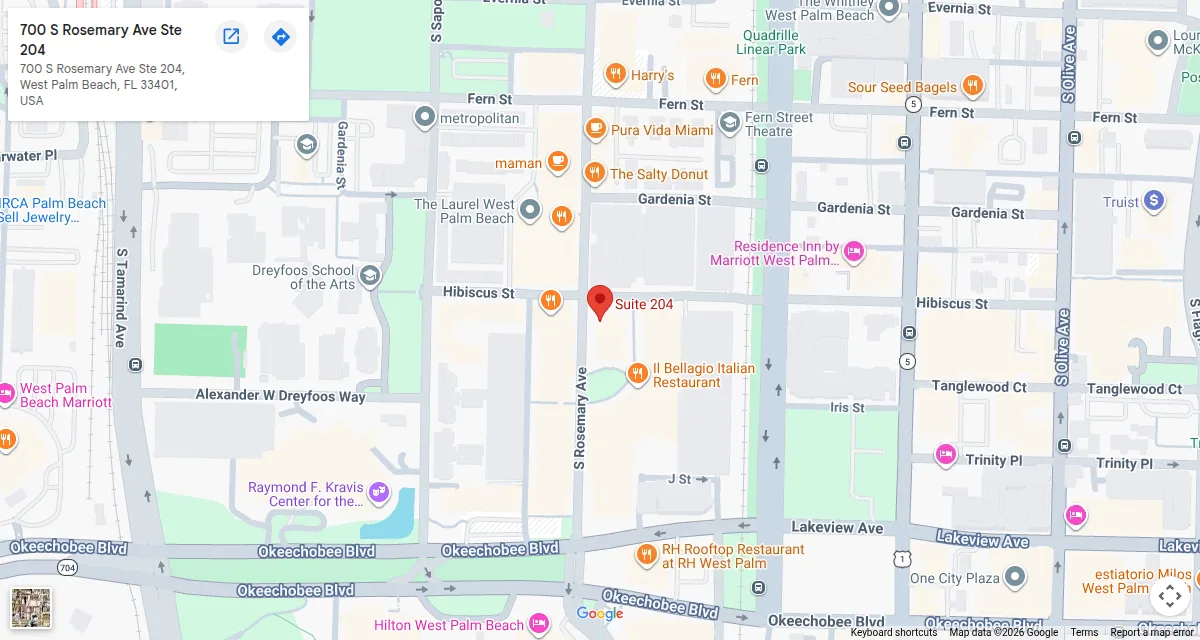 Map of Delray Beach, Florida