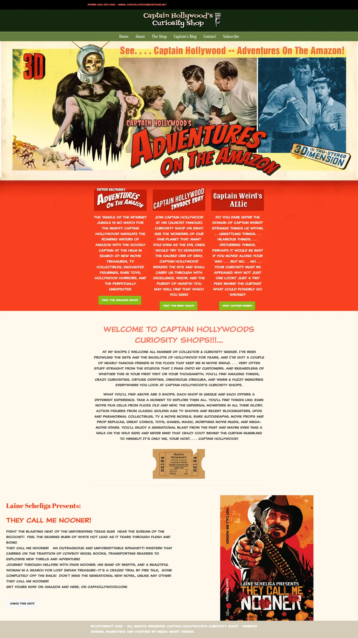 Captain Hollywood's Curiosity Shop