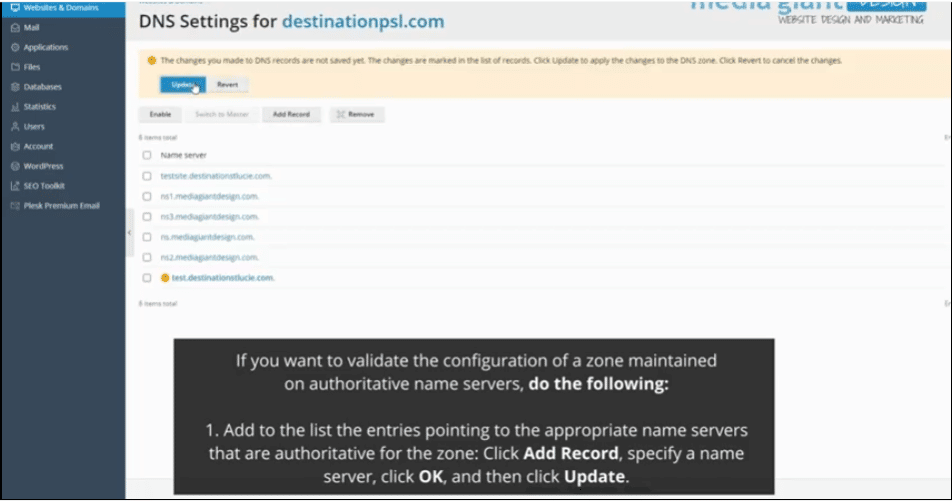 Registrar’s DNS Settings in Your Hosting_28