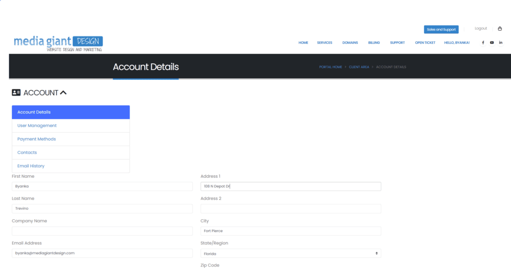 Setting and Managing Your Account Details 03