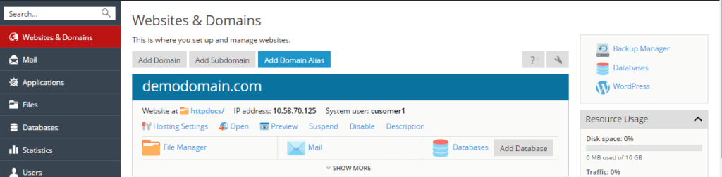 Adding Domain Aliases 003