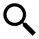 search or magnifying glass icon.